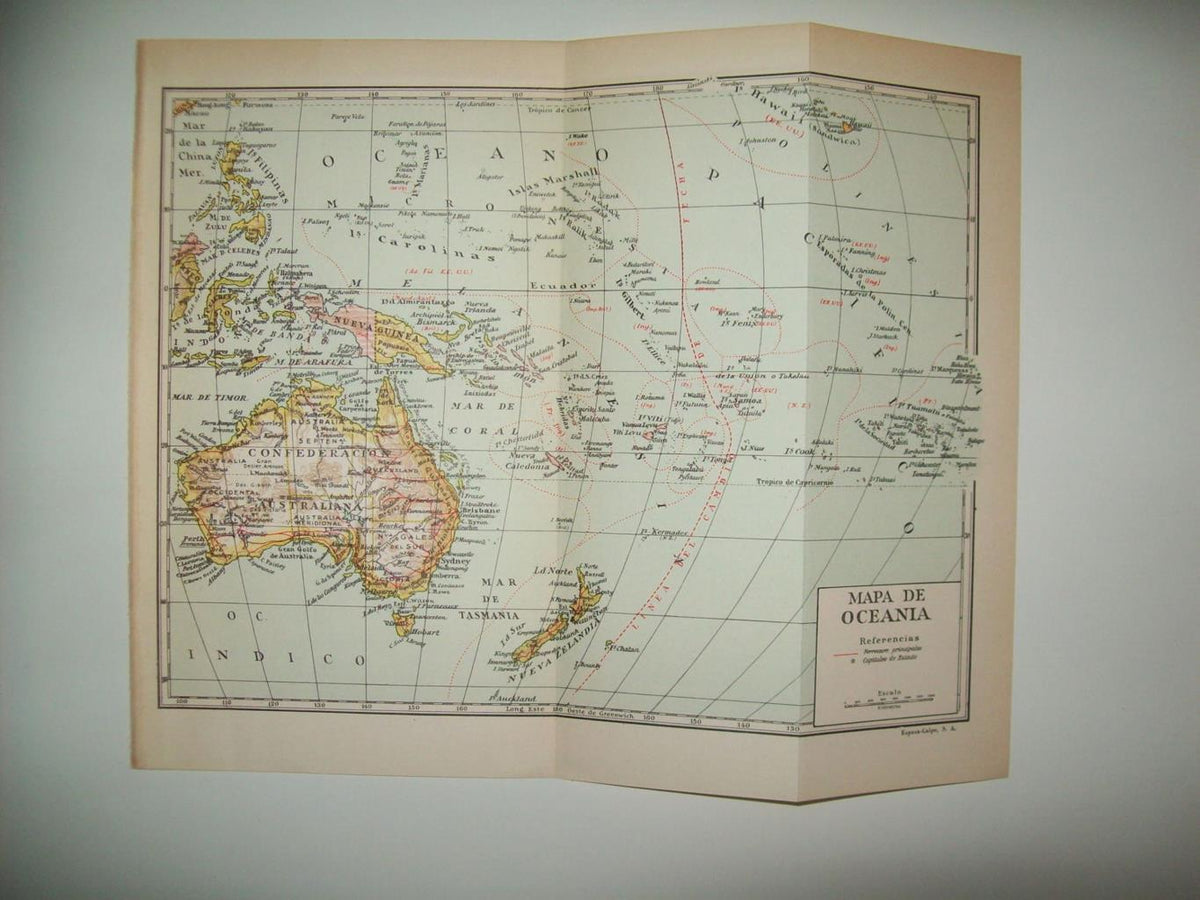LAMINA 21343: Mapa de Oceania