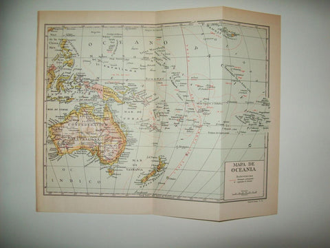 LAMINA 21343: Mapa de Oceania