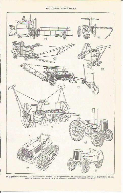 LAMINA 21351: Maquinas para la agricultura