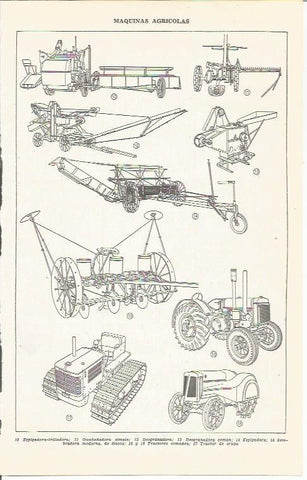 LAMINA 21351: Maquinas para la agricultura