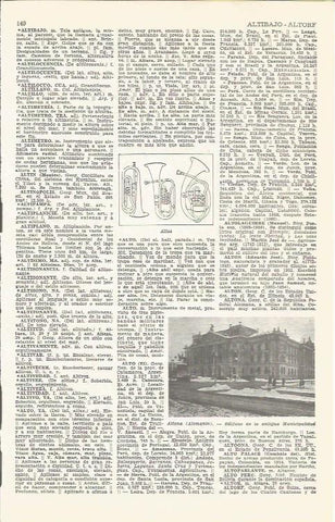 LAMINA 21365: Antiguo ayuntamiento de Altona, Alemania