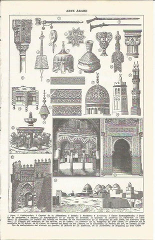 LAMINA 21378: Arte arabe