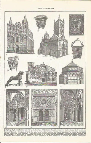 LAMINA 21515: Arte Romanico