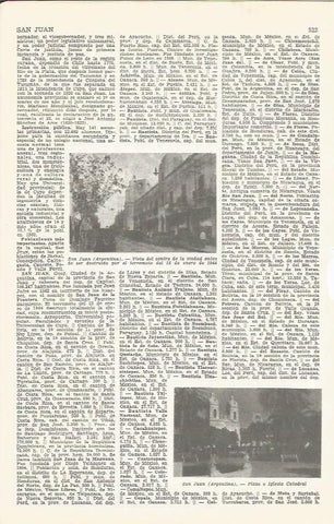 LAMINA 21527: Centro de San Juan, Argentina