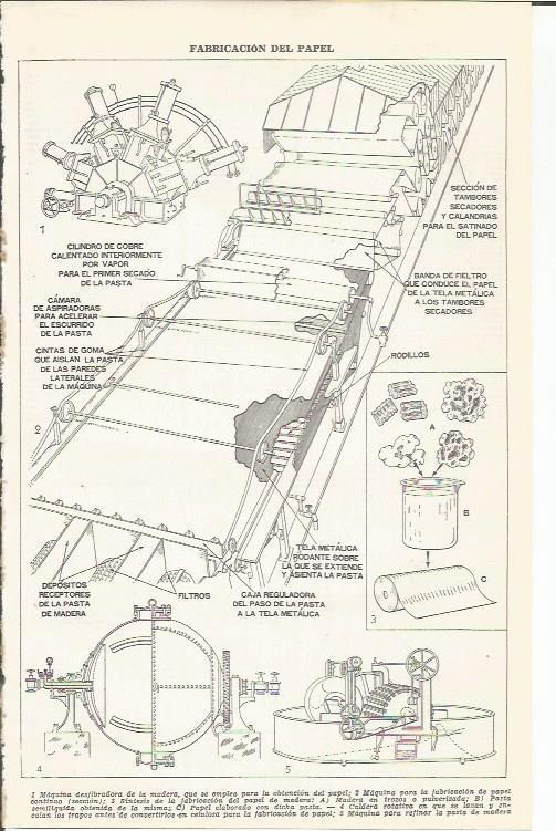 LAMINA 21461: Fabricacion de papel
