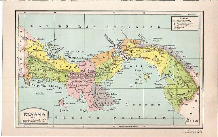 LAMINA 21457: Mapa de Panama