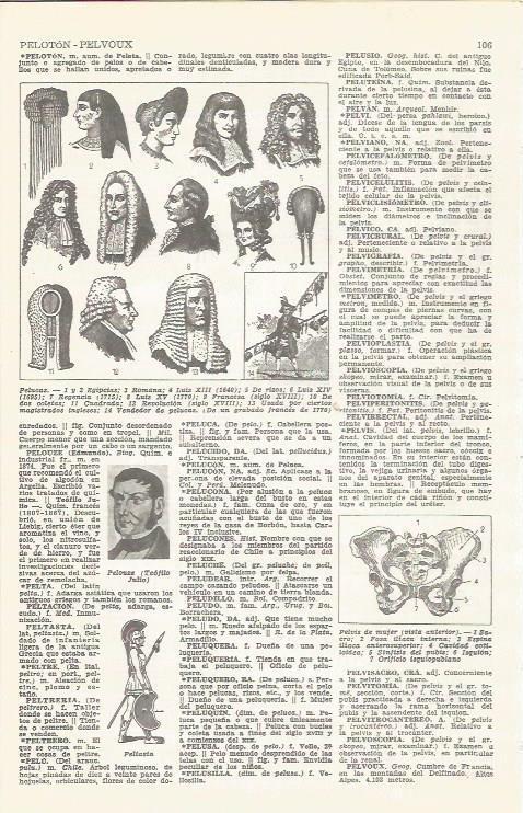 LAMINA 21467: Tipos de pelucas