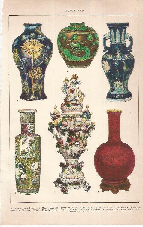LAMINA 21490: Porcelana
