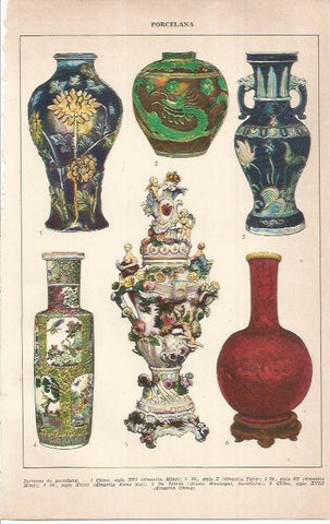 LAMINA 21490: Porcelana