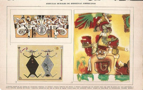 LAMINA 21479: Pinturas de indigenas de America
