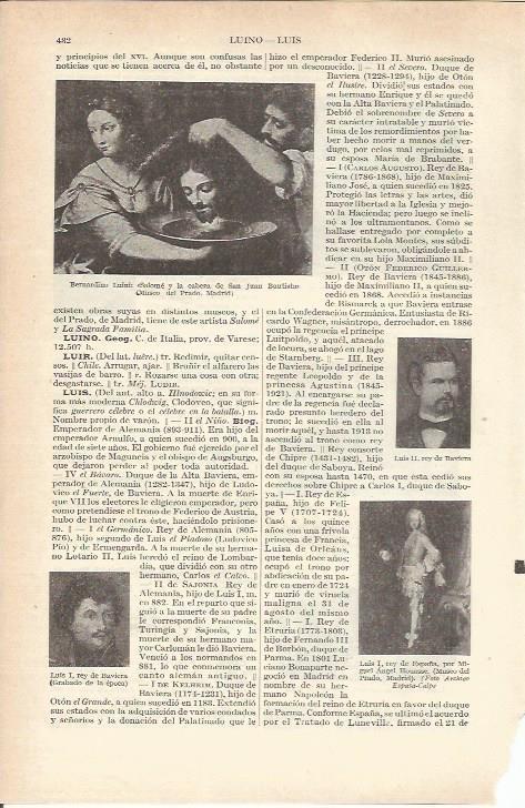 LAMINA 21200: Salome y la cabeza de San Juan Bautista, por Luini