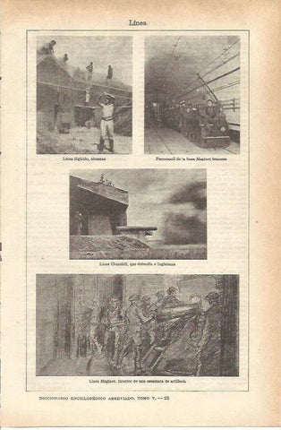LAMINA 21189: Lineas militares
