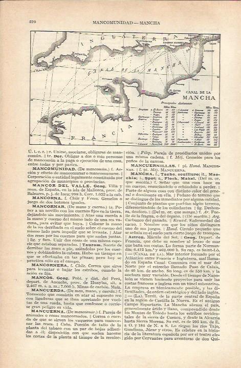 LAMINA 21226: Mapa del Canal de la Mancha