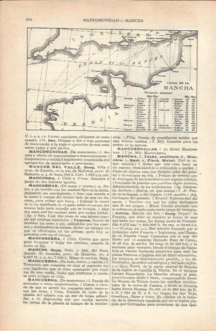 LAMINA 21226: Mapa del Canal de la Mancha