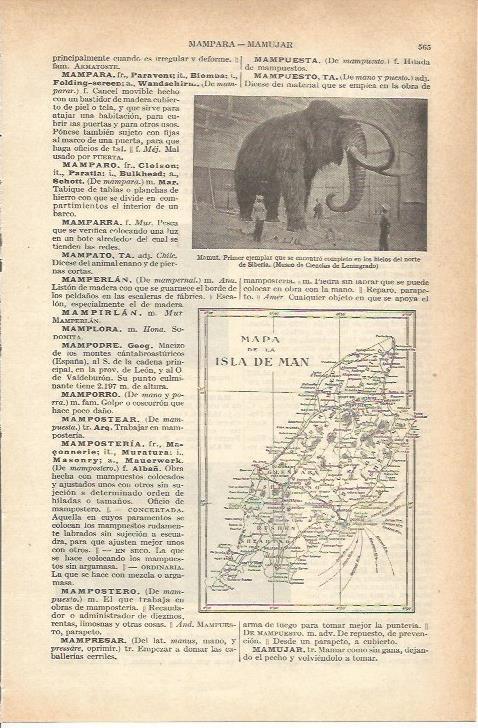 LAMINA 21225: Mapa de la Isla de Man