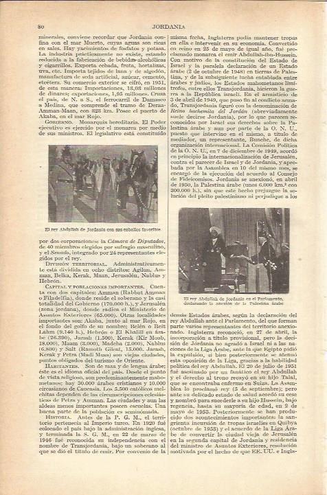 LAMINA 21156: El rey Abdullah de Jordania