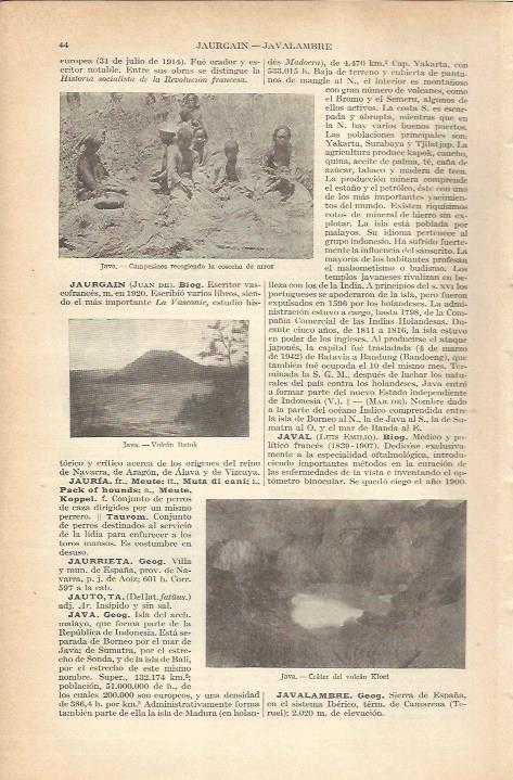 LAMINA 21148: Campesinos de la isla de Java