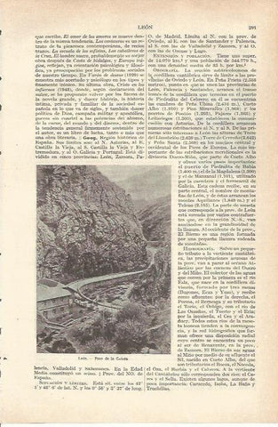 LAMINA 21178: Paso de la Gotera en Leon