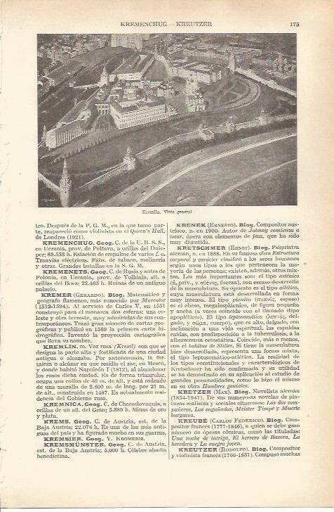 LAMINA 21167: Vista del Kremlim