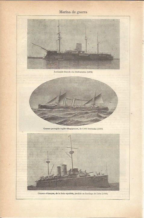 LAMINA 21235: Acorazados de la marina de guerra