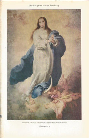 LAMINA 21310: Inmaculada Concepcion, por Murillo