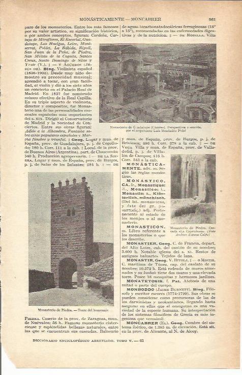 LAMINA 21291: Torre del Homenaje del Monasterio de Piedra, Zaragoza