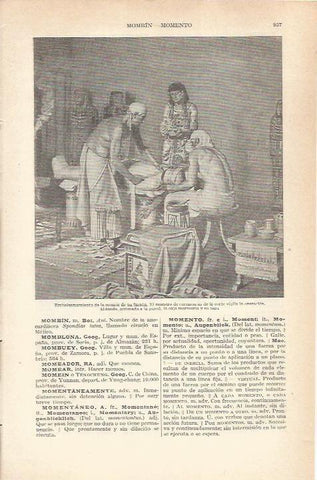 LAMINA 21290: Embalsamamiento de un faraon