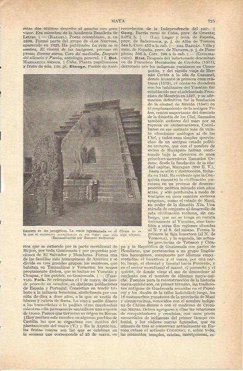 LAMINA 21255: Reconstruccion de la Escalera de los Jeroglificos