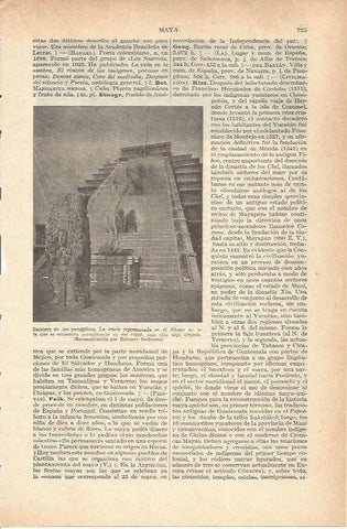 LAMINA 21255: Reconstruccion de la Escalera de los Jeroglificos