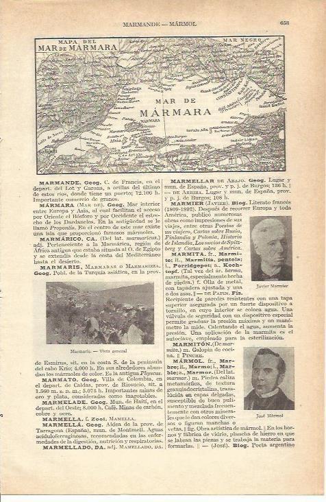 LAMINA 21240: Mapa del Mar de Marmara