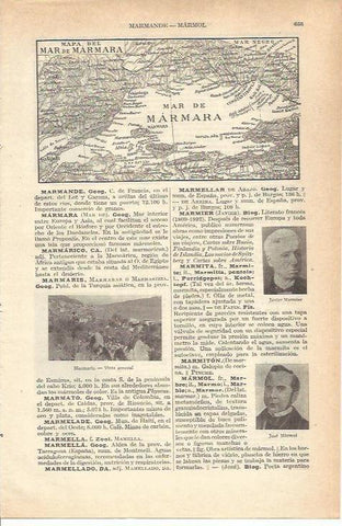 LAMINA 21240: Mapa del Mar de Marmara