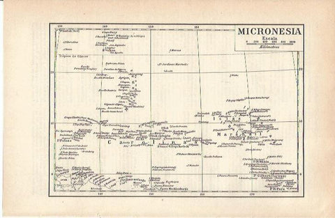 LAMINA 21279: Mapa de Micronesia