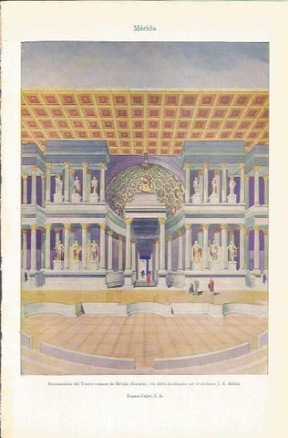 LAMINA 21269: Restauracion del Teatro Romano de Merida