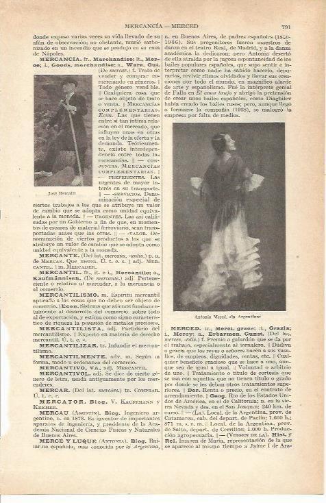 LAMINA 21268: Antonia Merce la Argentina