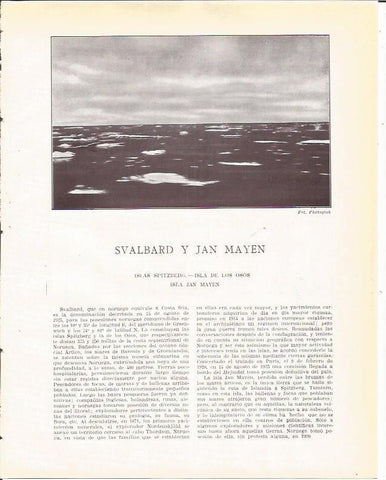LAMINA 20967: Svalbard y  Jan Mayen