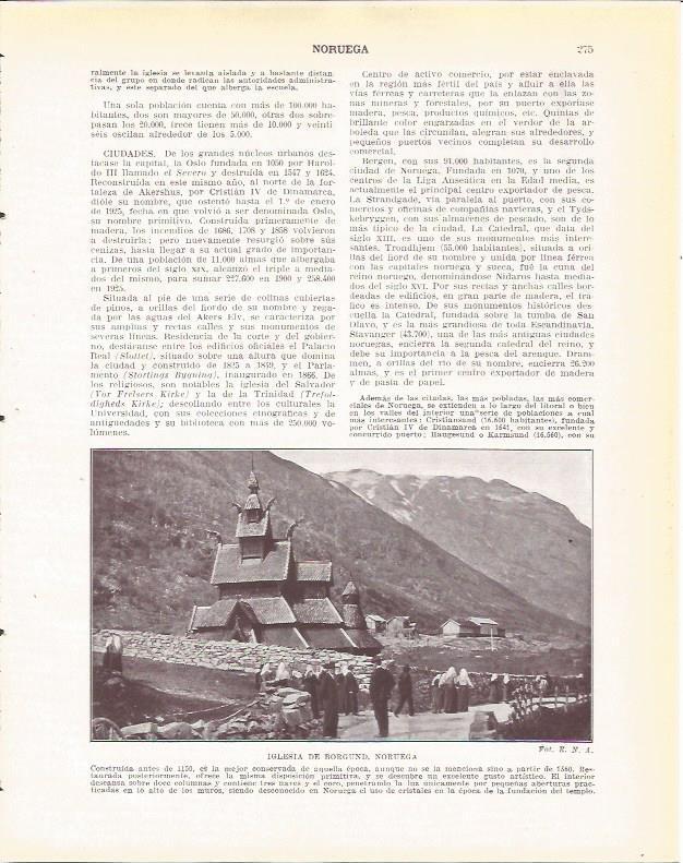 LAMINA 20965: Iglesia de Borgund, Noruega