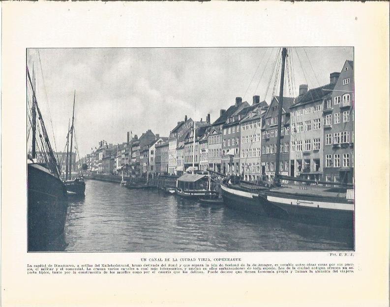 LAMINA 20988: Canal de Copenhague, Dinamarca