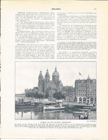 LAMINA 21013: Iglesia de San Nicolas en Amsterdam