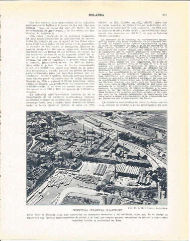 LAMINA 21010: Industrias ceramicas en Maastricht, Holanda