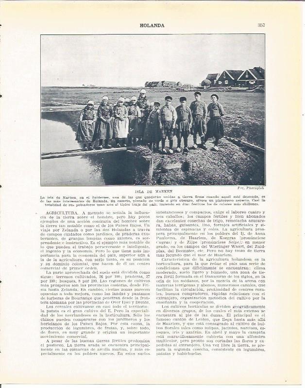LAMINA 21008: Isla de Marken, Holanda