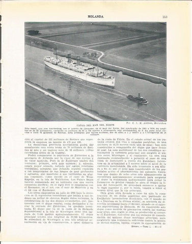 LAMINA 21006: Canal del Mar del Norte
