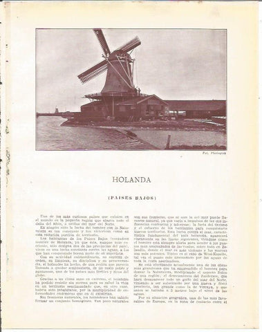 LAMINA 21002: Molino. Holanda