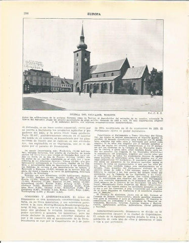 LAMINA 20996: Iglesia del Salvador en Horsens, Suecia
