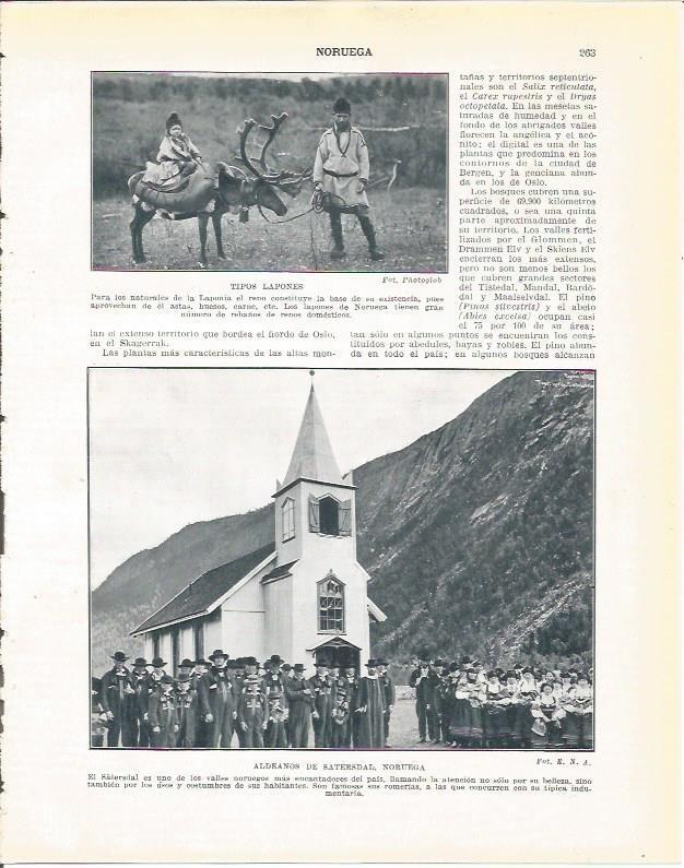 LAMINA 20959: Aldeanos de Satersdal, Noruega