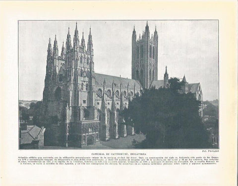 LAMINA 20924: Catedral de Canterbury