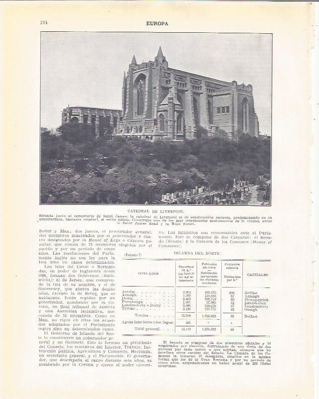 LAMINA 20923: Catedral de Liverpool