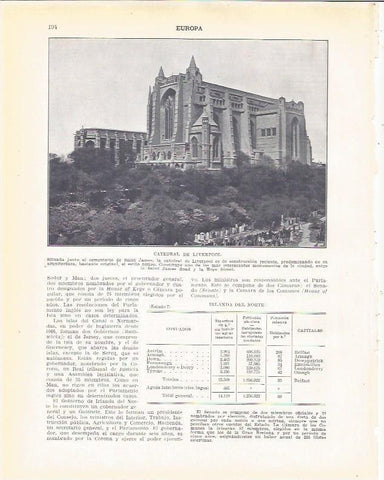 LAMINA 20923: Catedral de Liverpool