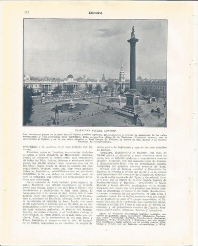 LAMINA 20917: Trafalgar Square en Londres