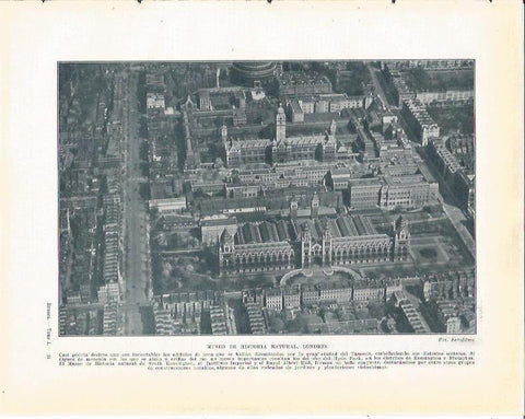 LAMINA 20915: Vista aerea del Museo de Historia Natural de Londres