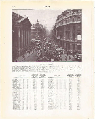LAMINA 20914: La City de Londres